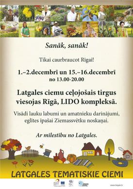 Latgales tematisko ciemu ceļojušais tirdziņš viesojas Rīgā